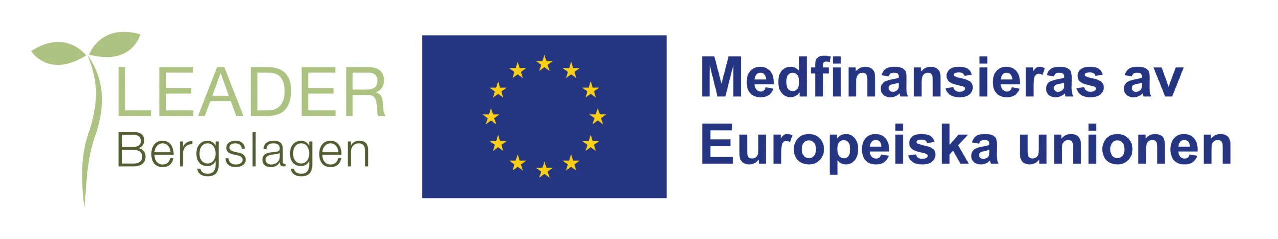 Logo Leader Bergslagen EU Farg Banner