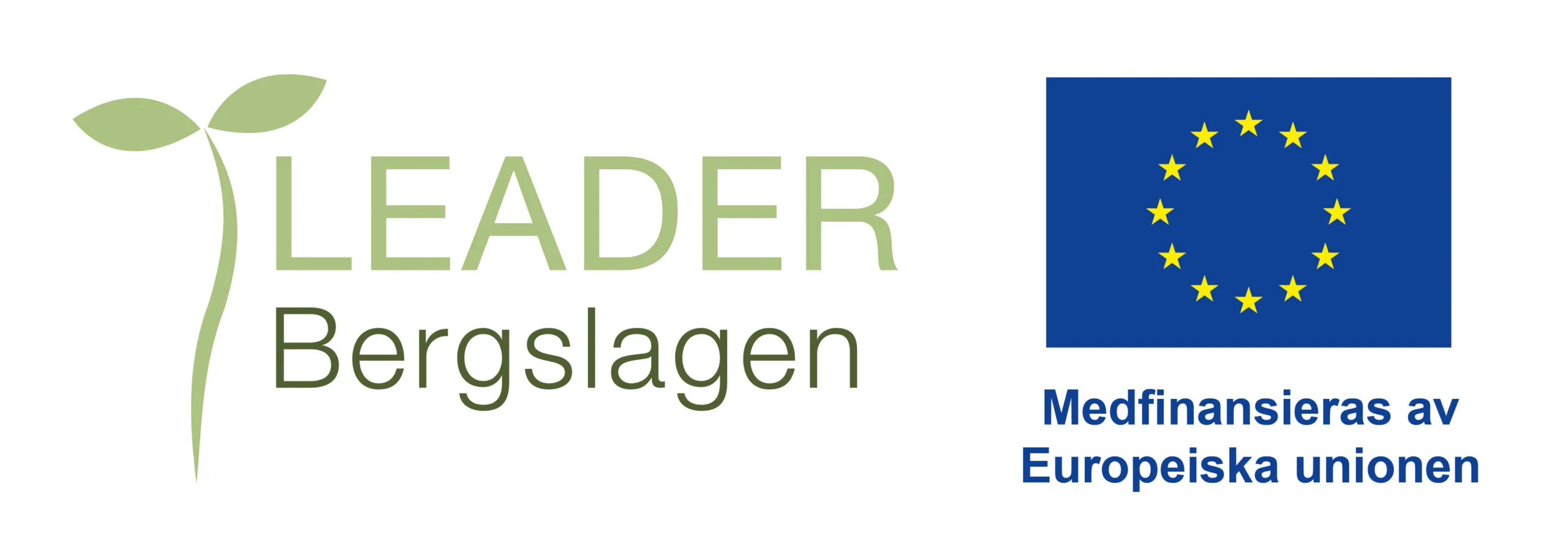 Logo Leader Bergslagen EU Farg Liggande