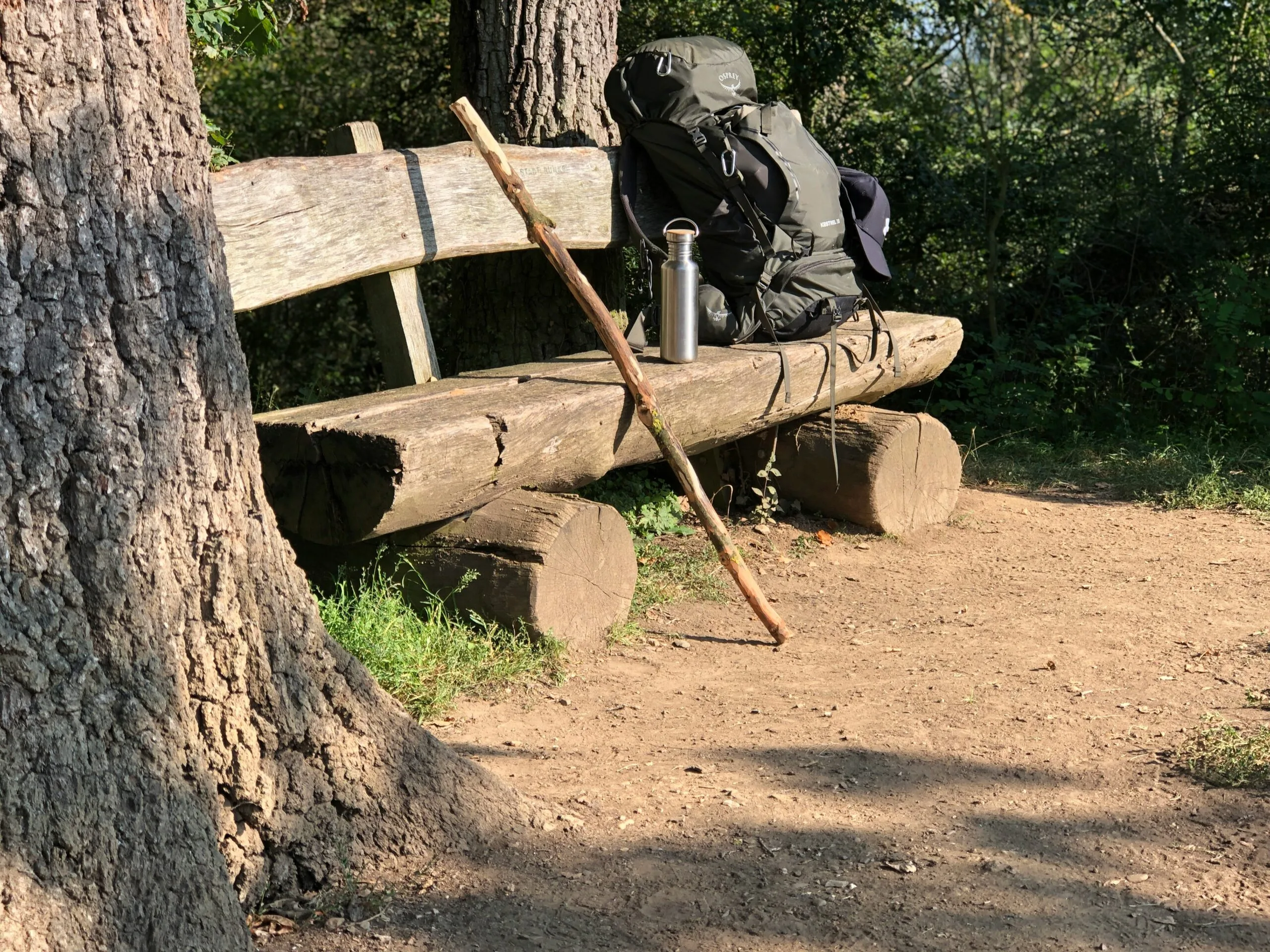 Leader Bergslagen söker miljöprojekt, här en bild på en bänk
