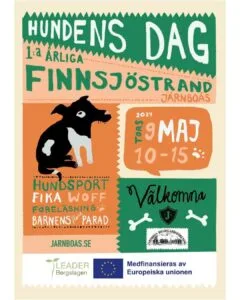 hundens dag affisch med text