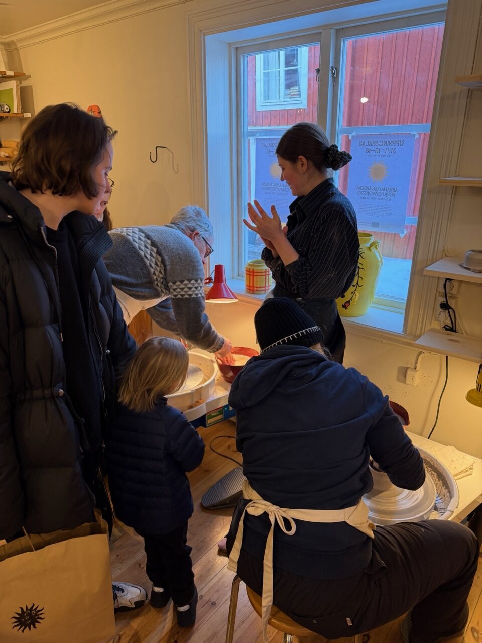 keramikkurs med Tove Blanck på Abrahamsgården i Norberg
