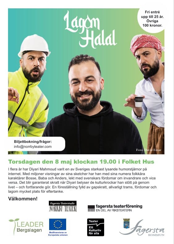 leader bergslagen med ungdomar i Ludvika